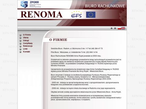 Renoma biuro rachunkowe