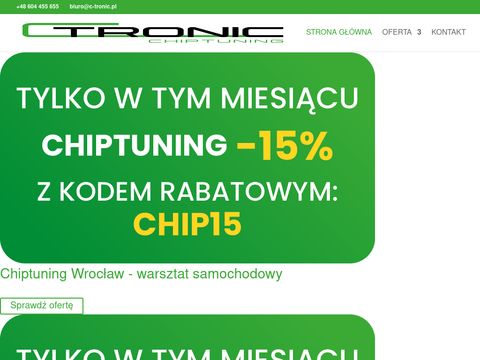 C-Tronic chiptuning tuning Wrocław