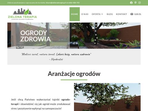 Zielonaterapia.pl projektowanie ogrodów Kraków