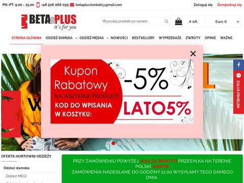 Beta Plus hurtownia odzieży