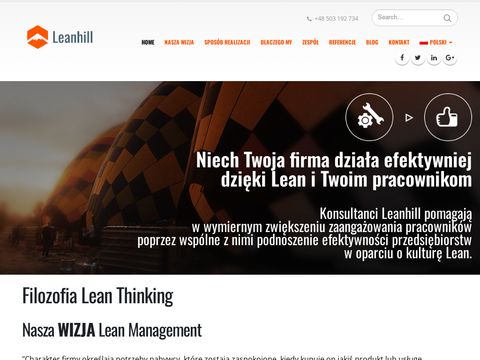 Leanhill - optymalizacja produkcji