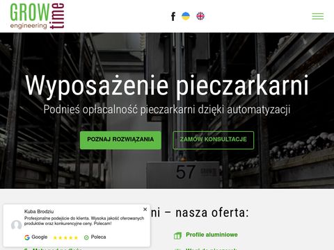 GrowTime.eu - maszyny do pieczarek