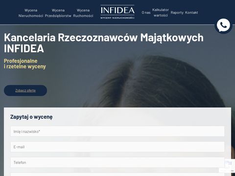 Infidea - wycena nieruchomości