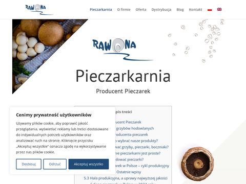 Rawona uprawa pieczarek