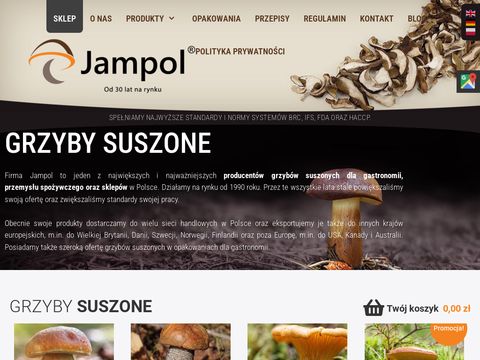 Jampol.pl - grzyby dla gastronomii