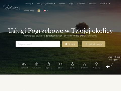 Uslugipogrzebowe.com.pl informator funeralny