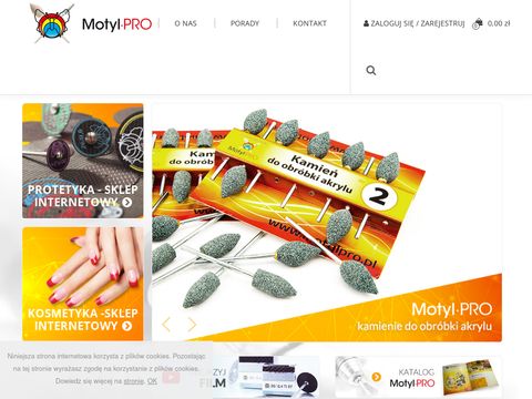 Motylpro.pl frezy kosmetyczne i protetyczne