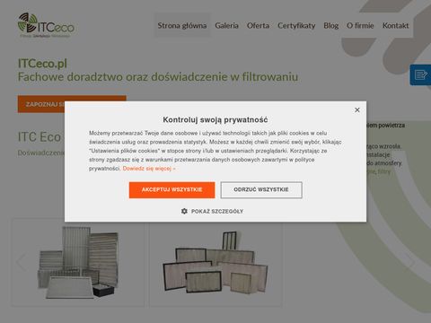 Itc Eco filtry do odkurzaczy