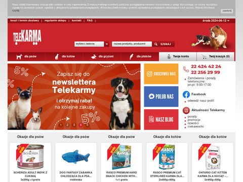 Telekarma.pl dla kota i psa