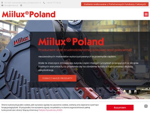 Miilux - produkcja stali i blachy