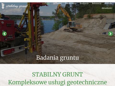 Stabilny Grunt - badania gruntu