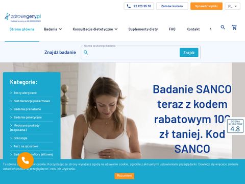 Zdrowegeny.pl platforma badań genetycznych