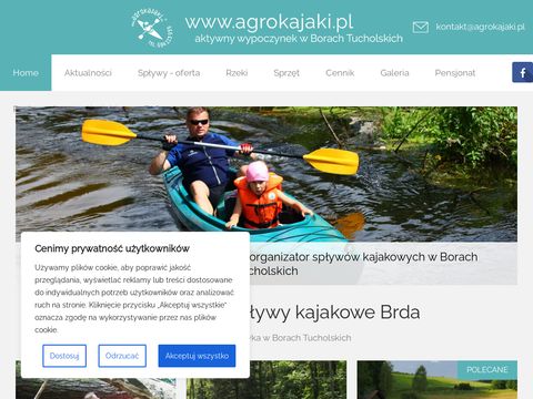 Agrokajaki - spływy kajakowe Brdą