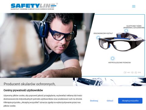 SafetyLine.pl - okulary do pracy przy komputerze
