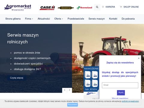 Agromarket ładowarki teleskopowe