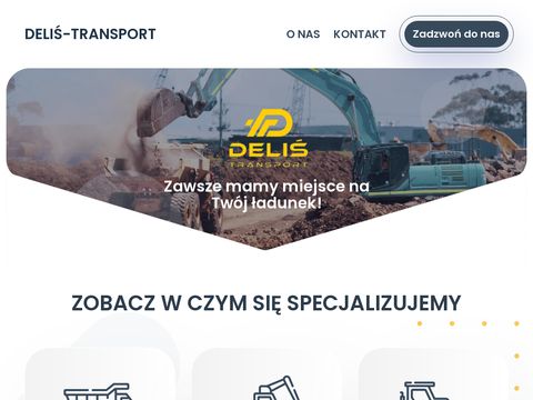 Deliś Transport - firma budowlana