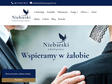 Niebieski - pogrzeby Wałbrzych