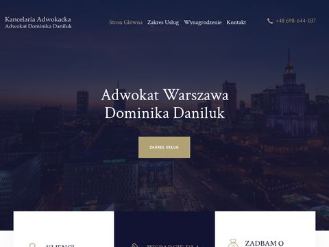 Adwokatdaniluk-warszawa.pl - kancelaria