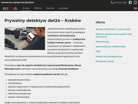Det24.pl agencja detektywistyczna Kraków