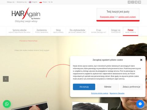 Hairagain.com.pl - zagęszczanie włosów