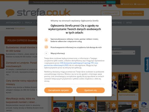 Ogłoszenia UK - strefa.co.uk