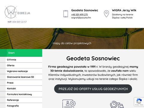 Wigra-geodezja.pl - geodeta Sosnowiec