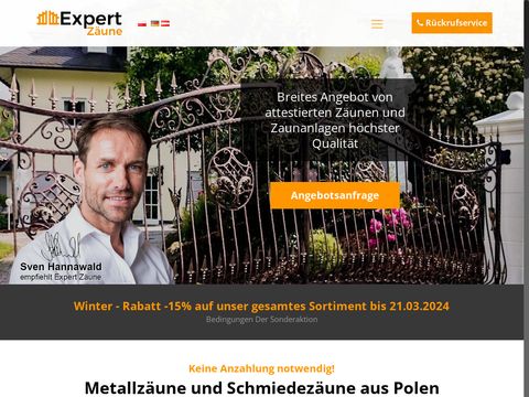 Expertzaune.com ogrodzenia i bramy z metalu