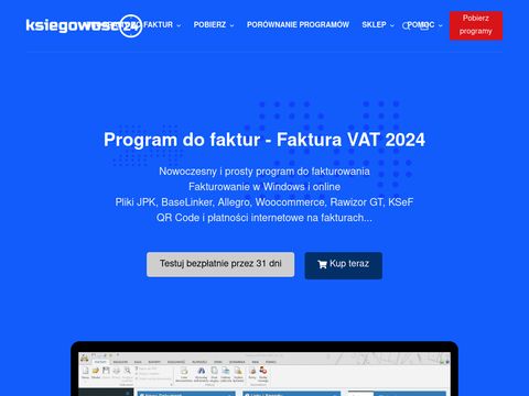 Ksiegowosc24.pl program faktura vat