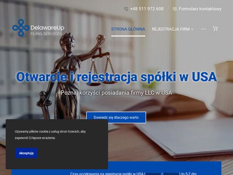 Delawareup.pl - załóż firmę w USA w Delaware