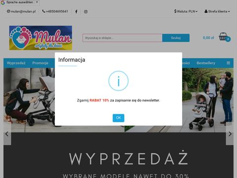 Wózki dziecięce - Mulan.pl