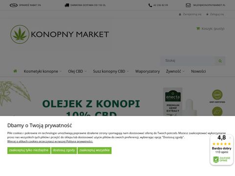 Konopnymarket.pl kosmetyki