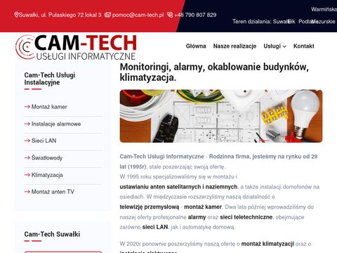 Cam-tech.pl - instalacje kamer Suwałki