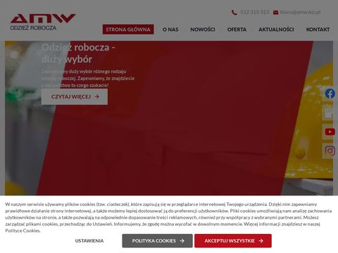 Amw.biz.pl odzież robocza Łódź