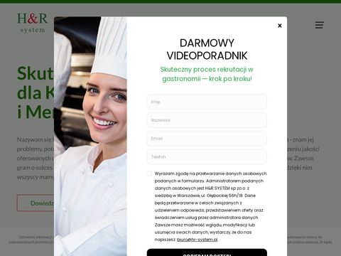 Hr-system.pl menedżer gastronomii