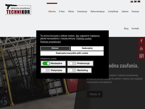 Techni Kor lakierowanie proszkowe