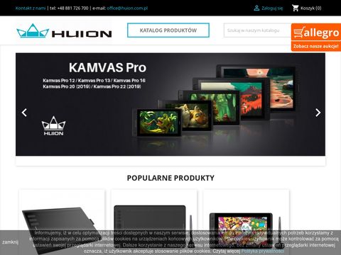 Huion.com.pl - profesjonalne tablety graficzne