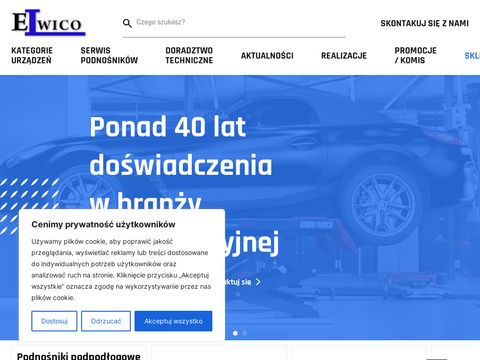 Elwico.com.pl - podnośnik kolumnowy