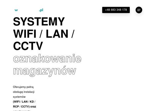 Wifiwmagazynie.pl - znakowanie magazynu, sieć