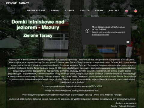 Zielonetarasy.com - domki nad jeziorem