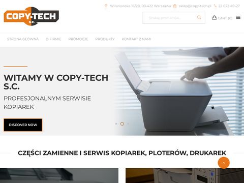 Copy-tech - serwis kopiarek Warszawa