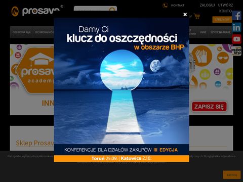 Prosave.pl sklep internetowy z artykułami BHP