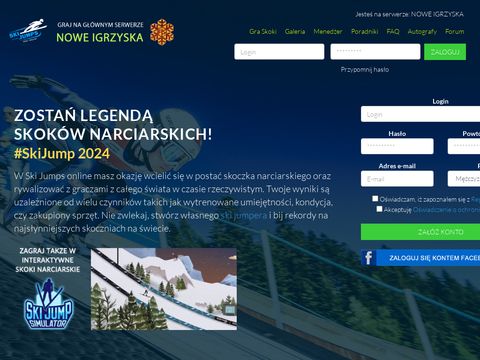 Ski-jumps.pl - darmowa gra sportowa