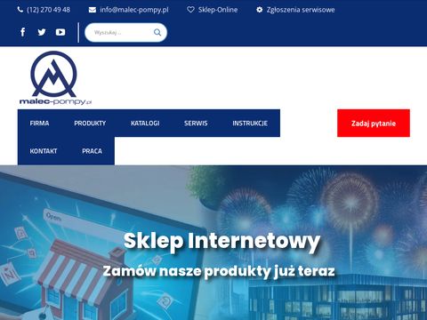 Malec-pompy.pl zestawy hydroforowe