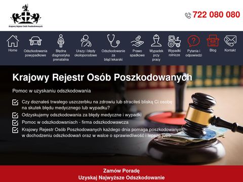 Krop.org.pl odszkodowania powypadkowe