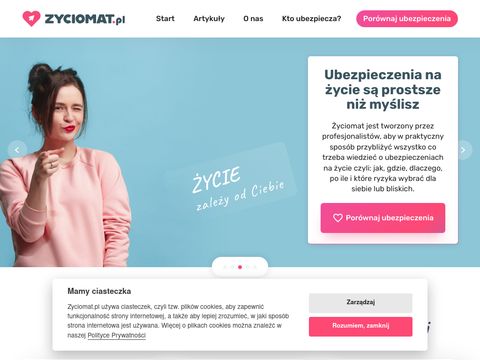 Zyciomat.pl porównywarka ubezpieczeń