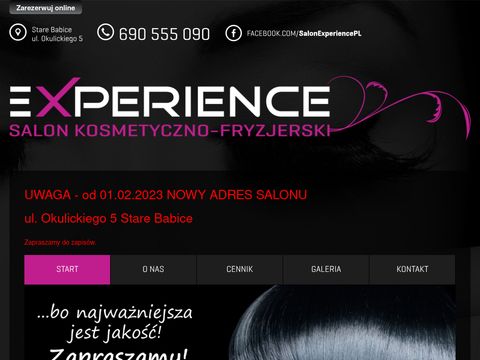 Salonexperience.pl kosmetyczno-fryzjerski