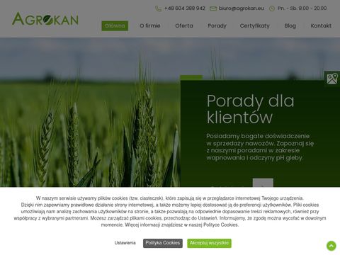 Agrokan.eu - wapno z siarką