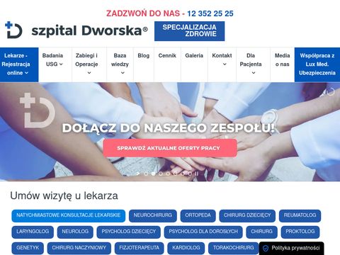 Dworska.pl szpital Kraków