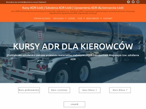 Autokurs.com.pl adr Łódź