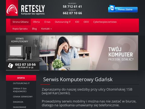 Retesly serwis komputerowy Gdańsk